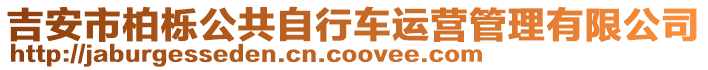 吉安市柏櫟公共自行車運營管理有限公司