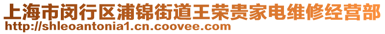 上海市閔行區(qū)浦錦街道王榮貴家電維修經(jīng)營(yíng)部