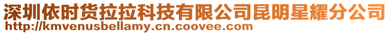 深圳依時貨拉拉科技有限公司昆明星耀分公司