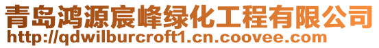 青島鴻源宸峰綠化工程有限公司