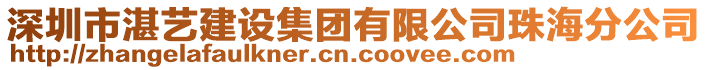 深圳市湛藝建設集團有限公司珠海分公司