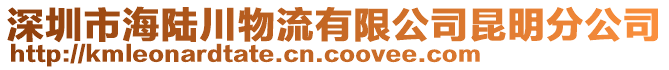 深圳市海陸川物流有限公司昆明分公司