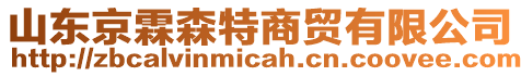 山東京霖森特商貿(mào)有限公司