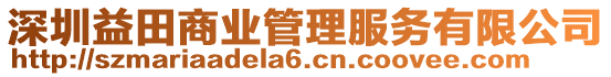 深圳益田商業(yè)管理服務有限公司