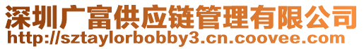 深圳廣富供應(yīng)鏈管理有限公司