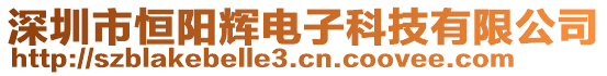 深圳市恒陽輝電子科技有限公司