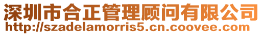 深圳市合正管理顧問有限公司