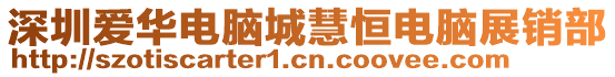 深圳愛華電腦城慧恒電腦展銷部