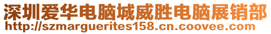 深圳愛華電腦城威勝電腦展銷部