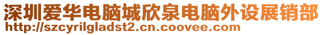 深圳愛華電腦城欣泉電腦外設展銷部