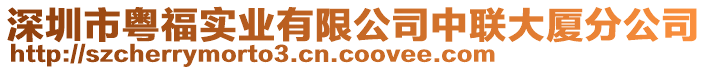 深圳市粵福實業有限公司中聯大廈分公司