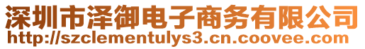 深圳市澤御電子商務(wù)有限公司