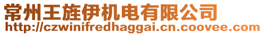 常州王旌伊機(jī)電有限公司