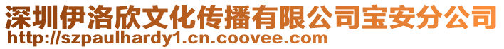 深圳伊洛欣文化傳播有限公司寶安分公司