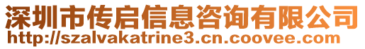 深圳市傳啟信息咨詢有限公司