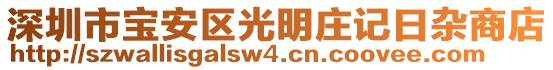 深圳市寶安區(qū)光明莊記日雜商店