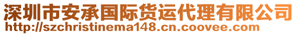 深圳市安承國(guó)際貨運(yùn)代理有限公司