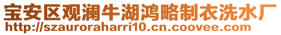 寶安區(qū)觀瀾牛湖鴻略制衣洗水廠