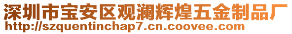 深圳市寶安區(qū)觀瀾輝煌五金制品廠