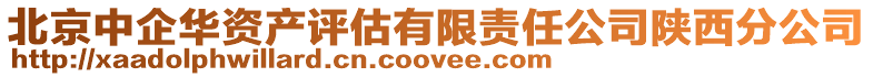 北京中企華資產評估有限責任公司陜西分公司