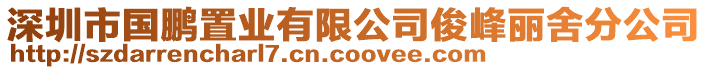 深圳市國(guó)鵬置業(yè)有限公司俊峰麗舍分公司