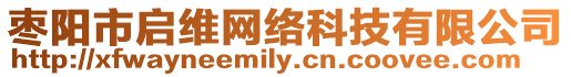 棗陽市啟維網絡科技有限公司