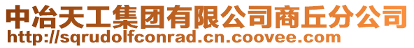 中冶天工集團有限公司商丘分公司