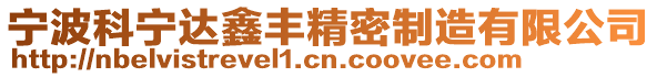 寧波科寧達鑫豐精密制造有限公司