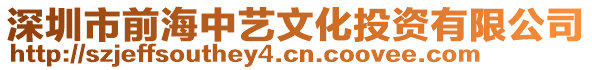 深圳市前海中藝文化投資有限公司