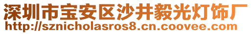 深圳市寶安區(qū)沙井毅光燈飾廠