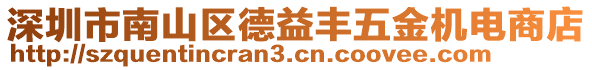 深圳市南山區(qū)德益豐五金機(jī)電商店