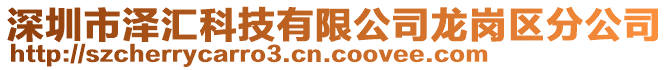 深圳市澤匯科技有限公司龍崗區(qū)分公司