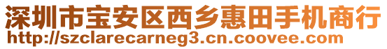 深圳市寶安區(qū)西鄉(xiāng)惠田手機(jī)商行