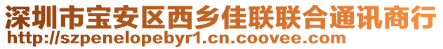 深圳市寶安區(qū)西鄉(xiāng)佳聯(lián)聯(lián)合通訊商行