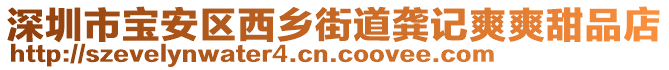 深圳市寶安區(qū)西鄉(xiāng)街道龔記爽爽甜品店