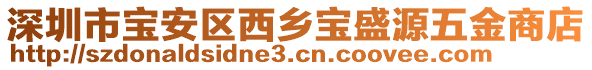 深圳市寶安區西鄉寶盛源五金商店
