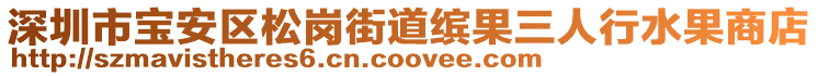 深圳市寶安區松崗街道繽果三人行水果商店