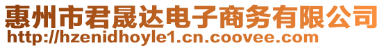 惠州市君晟達電子商務有限公司