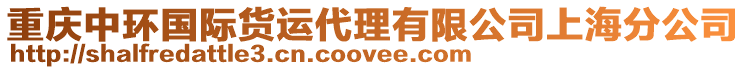 重慶中環(huán)國際貨運(yùn)代理有限公司上海分公司