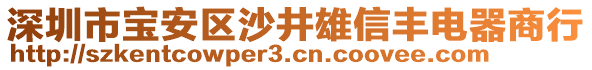 深圳市寶安區(qū)沙井雄信豐電器商行