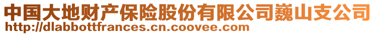 中國(guó)大地財(cái)產(chǎn)保險(xiǎn)股份有限公司巍山支公司