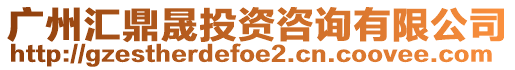 廣州匯鼎晟投資咨詢有限公司