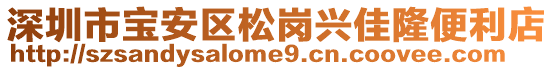 深圳市寶安區(qū)松崗興佳隆便利店