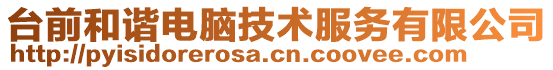 臺前和諧電腦技術(shù)服務(wù)有限公司