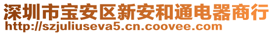 深圳市寶安區(qū)新安和通電器商行