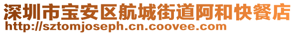 深圳市寶安區(qū)航城街道阿和快餐店