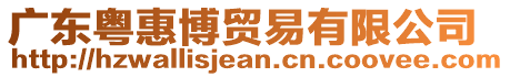 廣東粵惠博貿(mào)易有限公司
