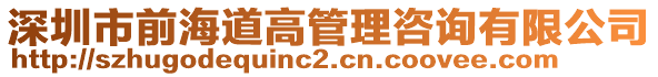 深圳市前海道高管理咨詢有限公司