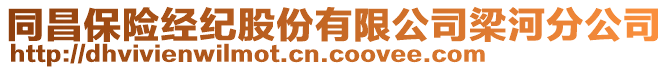 同昌保险经纪股份有限公司梁河分公司