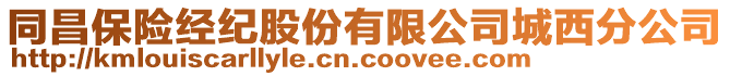 同昌保險(xiǎn)經(jīng)紀(jì)股份有限公司城西分公司